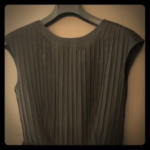 Black Knee Length Tulip Dress